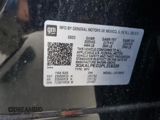 2023 GMC Terrain SLT z VIN 3GKALPEG1PL218329, wystawiony jako Copart lot #57949405 z przebiegiem 25 299 mil mil oraz Szkoda całkowita • Salvage title. Historia ofert i sprzedaży dostępna na DreamBid. Obrazek 13.