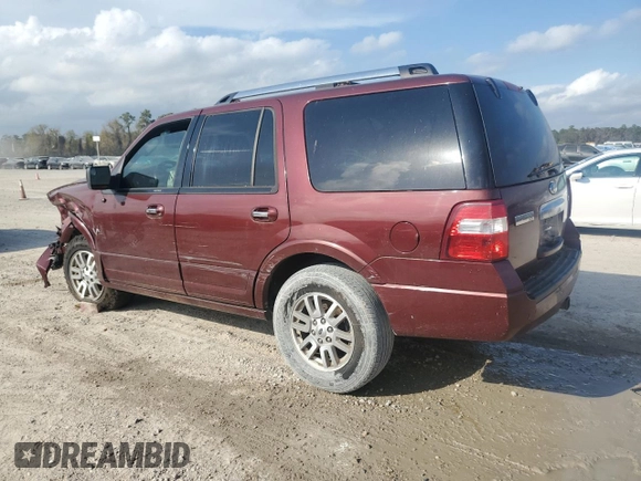 2012 Ford Expedition Limited with VIN 1FMJU1K5XCEF17672, listed as a Copart auction lot 86568064 with 168,222 mi miles and Salvage title. Bid and sale history available at DreamBid. Image 2.
