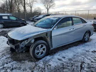 2021 Hyundai Elantra SE with VIN 5NPLL4AG2MH052097, listed as a Copart auction lot 45110165 with 48,309 mi miles and Salvage Title. Bid and sale history available at carsss.com. Image 1.