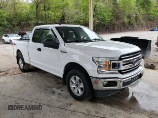 2019 Ford F-150 XL with VIN 1FTFX1E55KKD02536, listed as a Copart auction lot 51857015 with 76,888 mi miles and Clean Title. Bid and sale history available at DreamBid. Image 4.