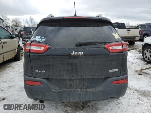 2016 Jeep Cherokee Latitude with VIN 1C4PJMCB3GW156377, listed as a Copart auction lot 43003135 with 0 mi miles and Salvage Title. Bid and sale history available at carsss.com. Image 6.