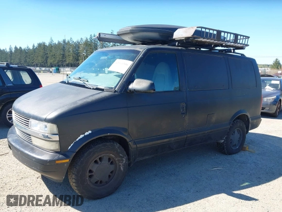 2000 Chevrolet Astro with VIN 1GNEL19W5YB216735, listed as a IAAI auction lot 42064306 with 243,191 mi miles. Bid and sale history available at carsss.com. Image 2.