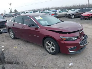 2016 Chevrolet Malibu LS with VIN 1G1ZB5ST6GF256794, listed as a IAAI auction lot 41230157 with 202,643 mi miles and . Bid and sale history available at carsss.com. Image 1.