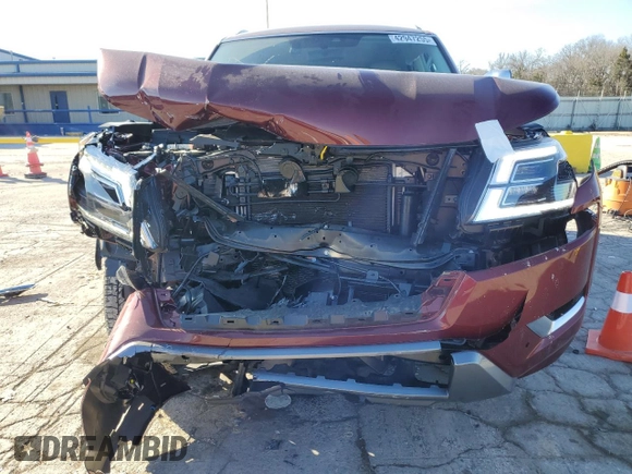 2024 Nissan Armada Platinum with VIN JN8AY2DB6R9852824, listed as a Copart auction lot 42947255 with 6,765 mi miles and Salvage Title. Bid and sale history available at carsss.com. Image 5.