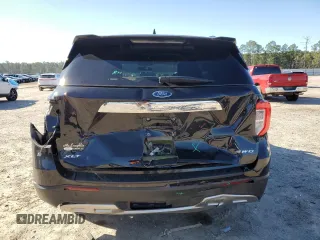 2023 Ford Explorer XLT with VIN 1FMSK8DHXPGA83337, listed as a Copart auction lot 45030485 with 11,833 mi miles and Salvage Title. Bid and sale history available at DreamBid. Image 6.