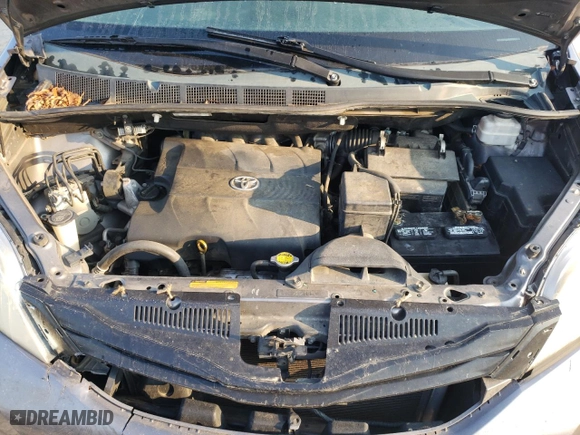 2011 Toyota Sienna LE AAS with VIN 5TDKK3DC5BS116741, listed as a Copart auction lot 43147955 with 212,663 mi miles and Salvage Title. Bid and sale history available at carsss.com. Image 12.