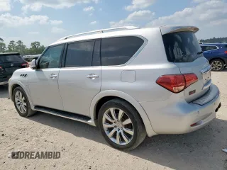 2014 Infiniti QX80 z VIN JN8AZ2NF6E9555206, wystawiony jako Copart lot #58139605 z przebiegiem 171 588 mil mil oraz Czysty tytuł • Clean title. Historia ofert i sprzedaży dostępna na DreamBid. Obrazek 2.
