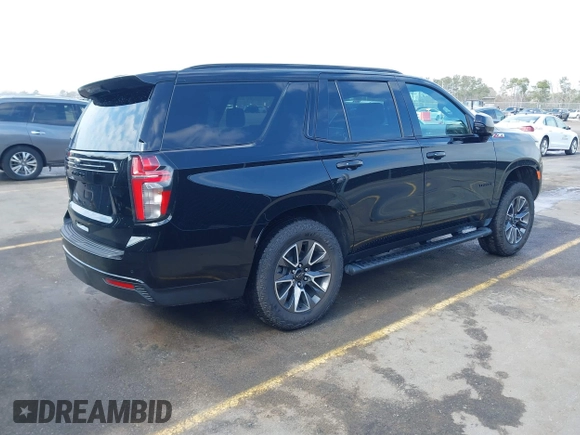 2024 Chevrolet Tahoe Z71 with VIN 1GNSKPKD6RR405548, listed as a IAAI auction lot 41508313 with 1,749 mi miles and . Bid and sale history available at DreamBid. Image 4.