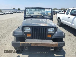 1990 Jeep Wrangler with VIN 2J4FY29T8LJ541585, listed as a Copart auction lot 54352634 with 138,022 mi miles and Salvage Title. Bid and sale history available at carsss.com. Image 5.