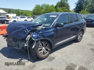 2016 Mitsubishi Outlander SE with VIN JA4AZ3A33GZ037841, listed as a Copart auction lot 59189525 with 104,590 mi miles and Salvage title. Bid and sale history available at DreamBid. Image 1.