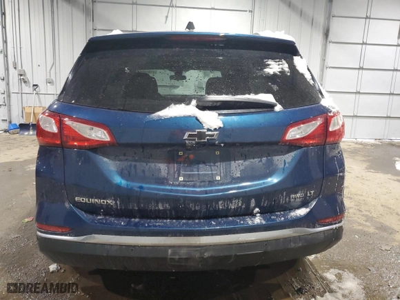 2021 Chevrolet Equinox LT with VIN 3GNAXUEV0ML319393, listed as a Copart auction lot 41816065 with 58,860 mi miles and Salvage Title. Bid and sale history available at carsss.com. Image 6.