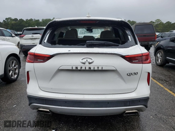 2019 Infiniti QX50 Luxe with VIN 3PCAJ5M37KF103536, listed as a Copart auction lot 78930644 with 48,133 mi miles and Non Repairable. Bid and sale history available at DreamBid. Image 6.
