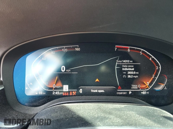 2020 BMW 5 Series 530i z VIN WBAJR3C03LWW80613, wystawiony jako Copart lot #55507195 z przebiegiem 14 312 mil mil oraz Szkoda całkowita • Salvage title. Historia ofert i sprzedaży dostępna na DreamBid. Obrazek 9.