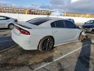 2022 Dodge Charger Scat Pack with VIN 2C3CDXGJ3NH204128, listed as a Copart auction lot 45565495 with 27,130 mi miles and Salvage Title. Bid and sale history available at carsss.com. Image 3.