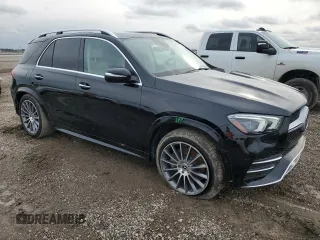 2023 Mercedes-Benz GLE 450 with VIN 4JGFB5KB8PA951630, listed as a Copart auction lot 44431765 with 36,810 mi miles and Salvage title. Bid and sale history available at DreamBid. Image 4.