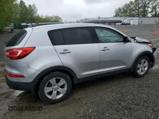 2013 Kia Sportage LX with VIN KNDPB3A24D7444750, listed as a Copart auction lot 54197315 with 64,082 mi miles and Salvage Title. Bid and sale history available at carsss.com. Image 3.