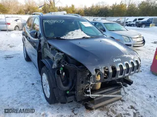 2018 Jeep Cherokee Latitude Plus with VIN 1C4PJMLX9JD501751, listed as a IAAI auction lot 41608437 with 117,928 mi miles. Bid and sale history available at carsss.com. Image 1.