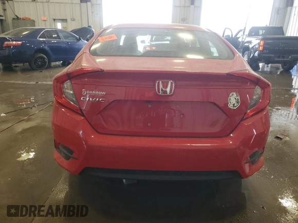 2016 Honda Civic EX with VIN 2HGFC2F78GH567016, listed as a Copart auction lot 56976675 with Not Provided miles and Salvage Title. Bid and sale history available at DreamBid. Image 6.