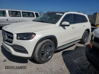 2023 Mercedes-Benz GLS with VIN 4JGFF5KE7PA933683, listed as a Copart auction lot 45693465 with 39,306 mi miles and Salvage Title. Bid and sale history available at carsss.com. Image 1.