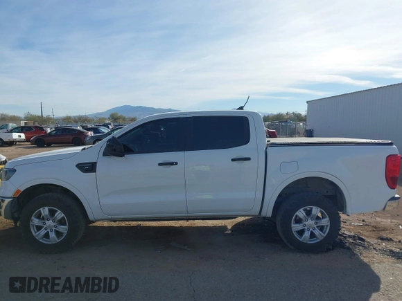 2021 Ford Ranger XL with VIN 1FTER4EH4MLE05025, listed as a IAAI auction lot 41586138 with 57,017 mi miles. Bid and sale history available at carsss.com. Image 14.