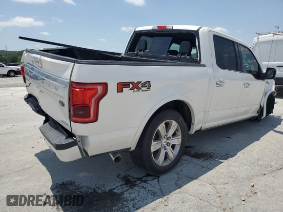 2016 Ford F-150 XLT with VIN 1FTEW1EF7GFA11298, listed as a Copart auction lot 58924145 with 197,189 mi miles and Salvage title. Bid and sale history available at DreamBid. Image 3.