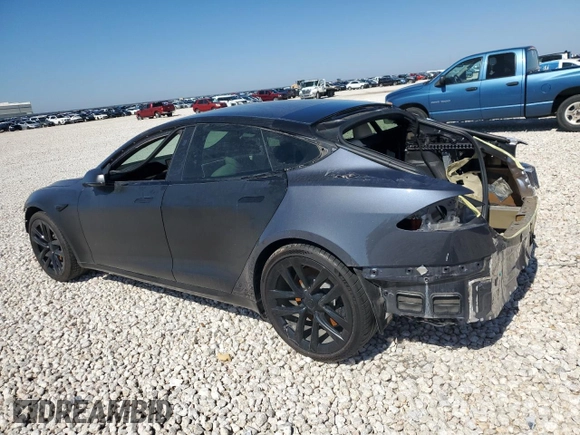2021 Tesla Model S Plaid с VIN 5YJSA1E64MF451576, выставлен на аукционе Copart как лот 45425625 с пробегом 40 563 миль миль и Списание • Salvage title. История ставок и продаж доступна на DreamBid. Изображение 2.