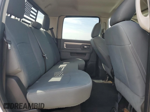 2017 Ram 1500 Big Horn with VIN 1C6RR7TT2HS807803, listed as a Copart auction lot 61946035 with Not provided miles and Salvage title. Bid and sale history available at DreamBid. Image 10.