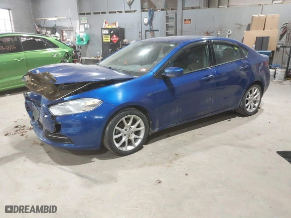 2013 Dodge Dart SXT with VIN 1C3CDFBA8DD333351, listed as a IAAI auction lot 41272512 with 93,432 mi miles. Bid and sale history available at carsss.com. Image 17.