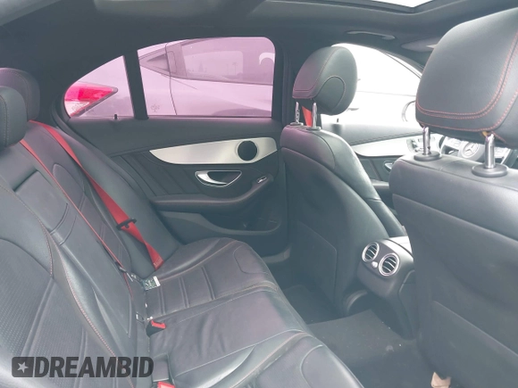 2018 Mercedes-Benz C 43 AMG with VIN 55SWF6EB5JU235937, listed as a IAAI auction lot 42050650 with 67,876 mi miles and . Bid and sale history available at carsss.com. Image 8.