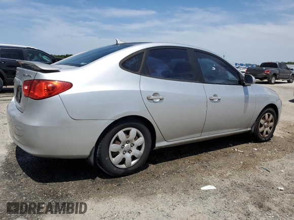2009 Hyundai Elantra SE with VIN KMHDU46D89U742543, listed as a Copart auction lot 57424275 with 186,239 mi miles and Non repairable. Bid and sale history available at DreamBid. Image 3.