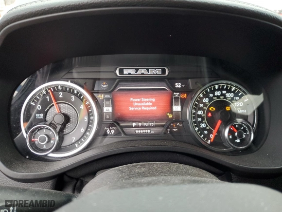 2021 Ram 1500 Laramie with VIN 1C6SRFJT5MN733090, listed as a Copart auction lot 50796145 with 46,118 mi miles and Clean Title. Bid and sale history available at carsss.com. Image 9.