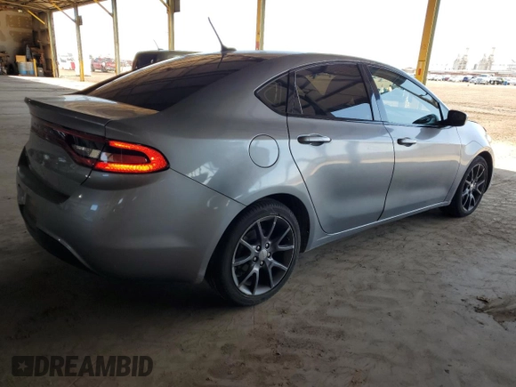 2016 Dodge Dart SE with VIN 1C3CDFAA0GD555596, listed as a Copart auction lot 53058425 with 143,059 mi miles and Salvage Title. Bid and sale history available at carsss.com. Image 3.