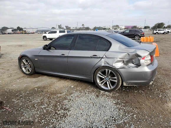 2011 BMW 3 Series 328i with VIN WBAPH5G58BNM71855, listed as a Copart auction lot 44787005 with 130,131 mi miles and Salvage Title. Bid and sale history available at carsss.com. Image 2.