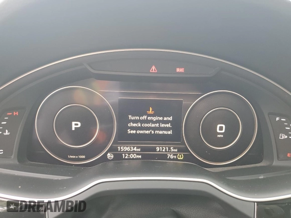 2017 Audi Q7 Prestige with VIN WA1VAAF70HD003458, listed as a Copart auction lot 61714515 with 159,634 mi miles and Clean title. Bid and sale history available at DreamBid. Image 9.
