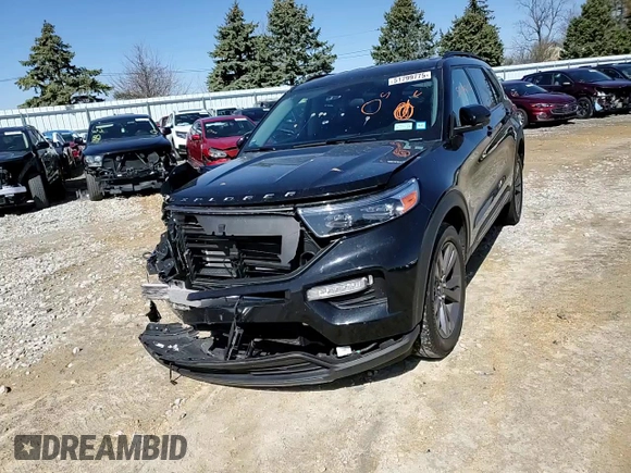 2023 Ford Explorer XLT z VIN 1FMSK8DH2PGB07744, wystawiony jako Copart lot #51799775 z przebiegiem 49 735 mil mil oraz Szkoda całkowita • Salvage title. Historia ofert i sprzedaży dostępna na DreamBid. Obrazek 12.