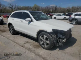 2016 Mercedes-Benz GLC with VIN WDC0G4JBXGF091685, listed as a Copart auction lot 50796735 with 85,687 mi miles and Salvage Title. Bid and sale history available at carsss.com. Image 4.