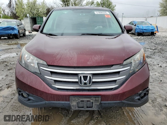 2014 Honda CR-V EX with VIN 5J6RM4H51EL051428, listed as a Copart auction lot 51898335 with 163,897 mi miles and Salvage Title. Bid and sale history available at carsss.com. Image 5.