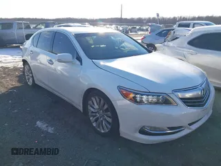2014 Acura RLX Tech Pkg with VIN JH4KC1F58EC007601, listed as a IAAI auction lot 41338512 with 192,485 mi miles. Bid and sale history available at carsss.com. Image 1.