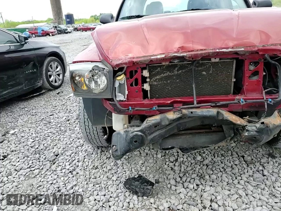 2006 Dodge Dakota ST with VIN 1D7HE28K66S509857, listed as a Copart auction lot 63910594 with 216,921 mi miles and Salvage Title. Bid and sale history available at carsss.com. Image 11.