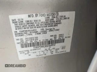 2014 Ford Police Interceptor с VIN 1FAHP2MK3EG164952, выставлен на аукционе IAAI как лот 42406337 с пробегом 229 331 миль миль и . История ставок и продаж доступна на DreamBid. Изображение 9.