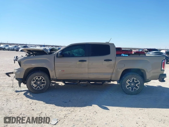 2022 GMC Canyon 4WD AT4 with VIN 1GTG6FENXN1209168, listed as a IAAI auction lot 41395982 with 39,779 mi miles and . Bid and sale history available at carsss.com. Image 14.