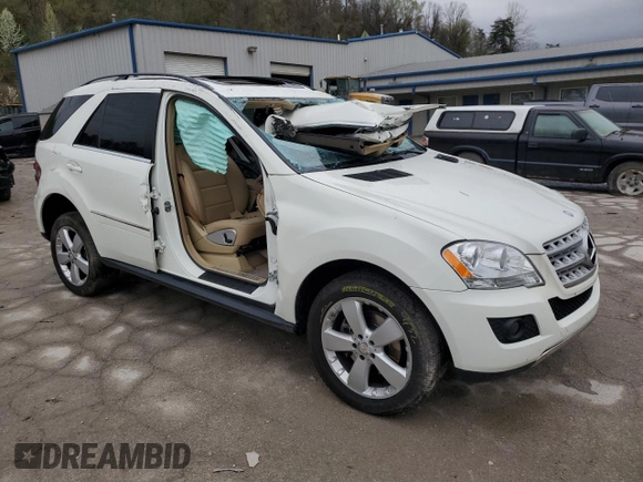 2011 Mercedes-Benz M 350 with VIN 4JGBB8GB9BA739045, listed as a Copart auction lot 50986645 with Not Provided miles and Salvage Title. Bid and sale history available at DreamBid. Image 4.