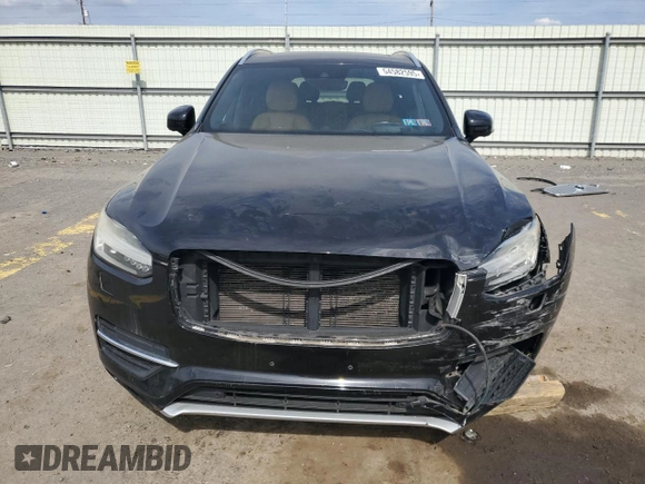 2016 Volvo XC90 with VIN YV4A22PN1G1003129, listed as a Copart auction lot 54582595 with Not Provided miles and Salvage Title. Bid and sale history available at DreamBid. Image 5.