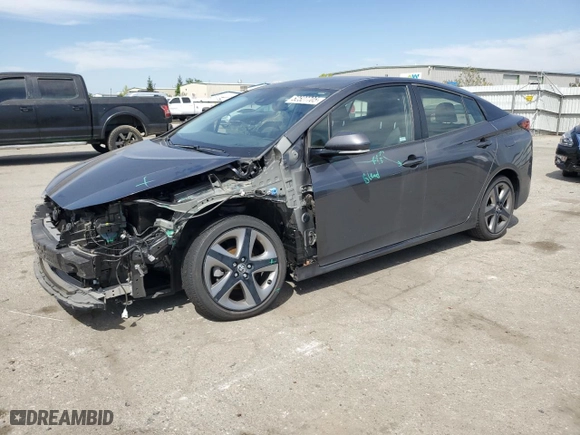 2019 Toyota Prius L Eco with VIN JTDKARFU2K3079905, listed as a Copart auction lot 52527705 with 29,849 mi miles and Salvage Title. Bid and sale history available at carsss.com. Image 1.