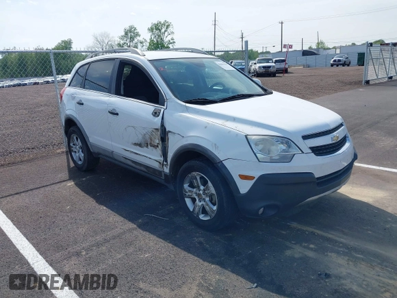 2014 Chevrolet Captiva Sport LS z VIN 3GNAL2EK0ES603331, wystawiony jako IAAI lot #42061441 z przebiegiem 128 041 mil mil oraz . Historia ofert i sprzedaży dostępna na DreamBid. Obrazek 1.