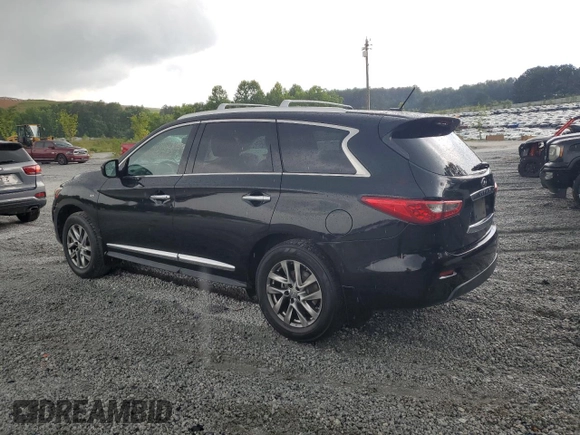 2014 Infiniti QX60 with VIN 5N1AL0MM0EC514960, listed as a Copart auction lot 58670315 with 161,068 mi miles and Salvage title. Bid and sale history available at DreamBid. Image 2.