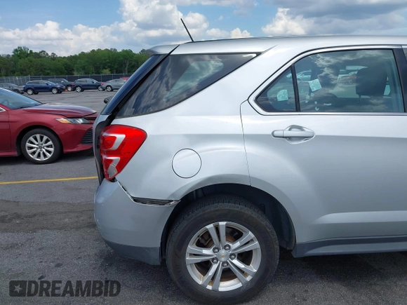 2017 Chevrolet Equinox LS with VIN 2GNALBEK9H1551620, listed as a IAAI auction lot 42179080 with 95,629 mi miles and . Bid and sale history available at carsss.com. Image 17.
