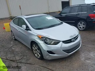 2012 Hyundai Elantra GLS PZEV with VIN KMHDH4AEXCU180222, listed as a IAAI auction lot 41850609 with 226,855 mi miles. Bid and sale history available at carsss.com. Image 1.
