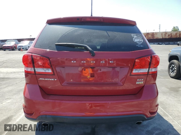 2018 Dodge Journey GT with VIN 3C4PDCEG4JT380281, listed as a Copart auction lot 50594735 with 98,765 mi miles and Salvage Title. Bid and sale history available at carsss.com. Image 6.