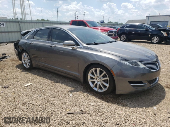 2014 Lincoln MKZ with VIN 3LN6L2GK3ER821536, listed as a Copart auction lot 62462775 with Not provided miles and Salvage title. Bid and sale history available at DreamBid. Image 4.